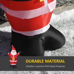 HOMCOM Inflatable 1.2m Santa Claus