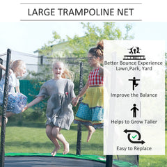 HOMCOM 10ft Replacement Safety Trampoline Net with Enclosure