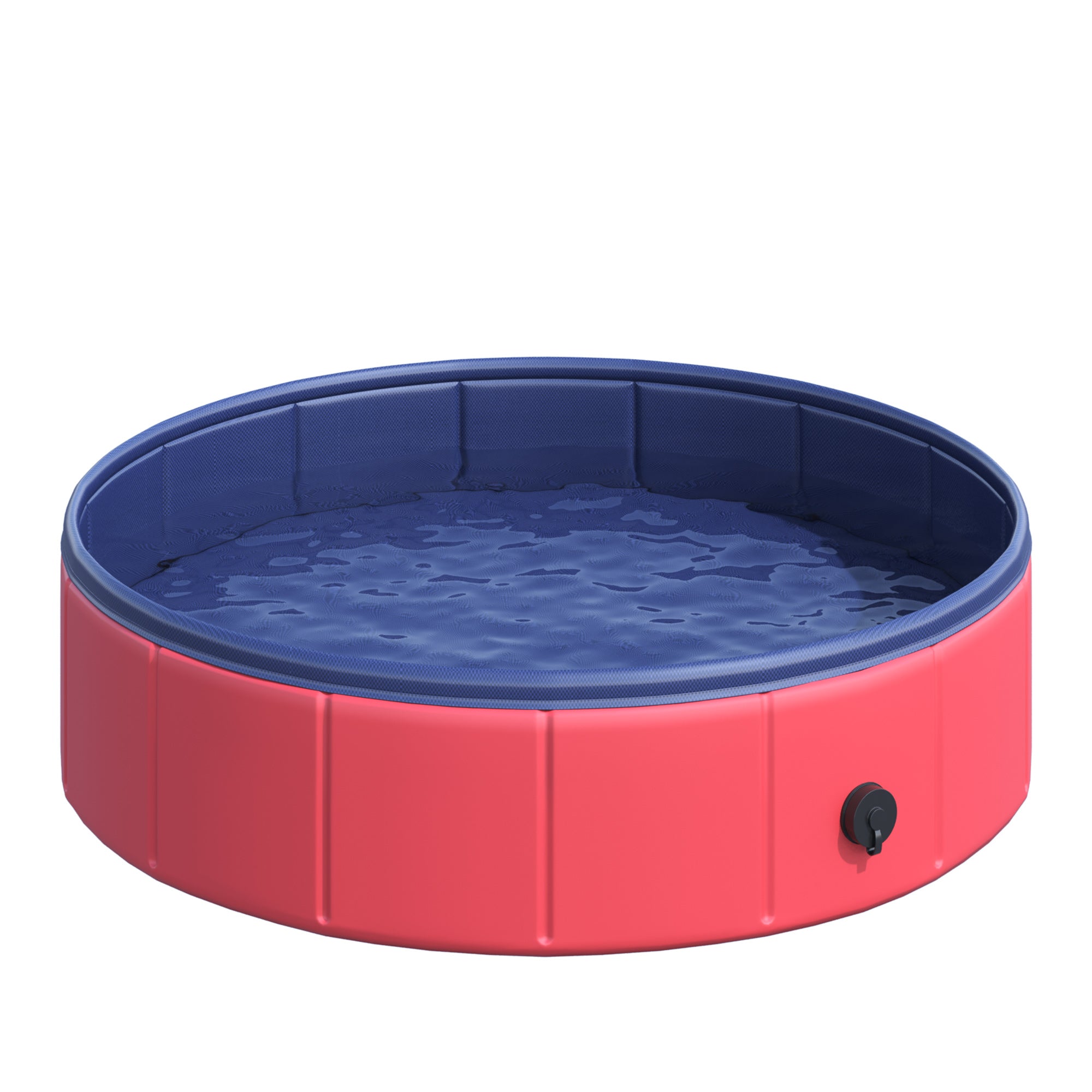 PawHut Foldable Pet Swimming Pool, Durable PVC Non