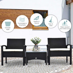 Outsunny Rattan Garden Furniture 2