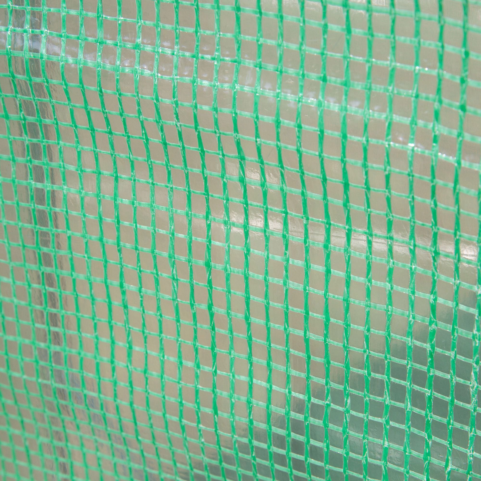 Kozy Walk-in Greenhouse, Tomato Greenhouse with Double Doors & 4 Windows, Garden Plant Growth Green House with PE Cover, Steel Frame, Green, 3 x 1 x 2 m