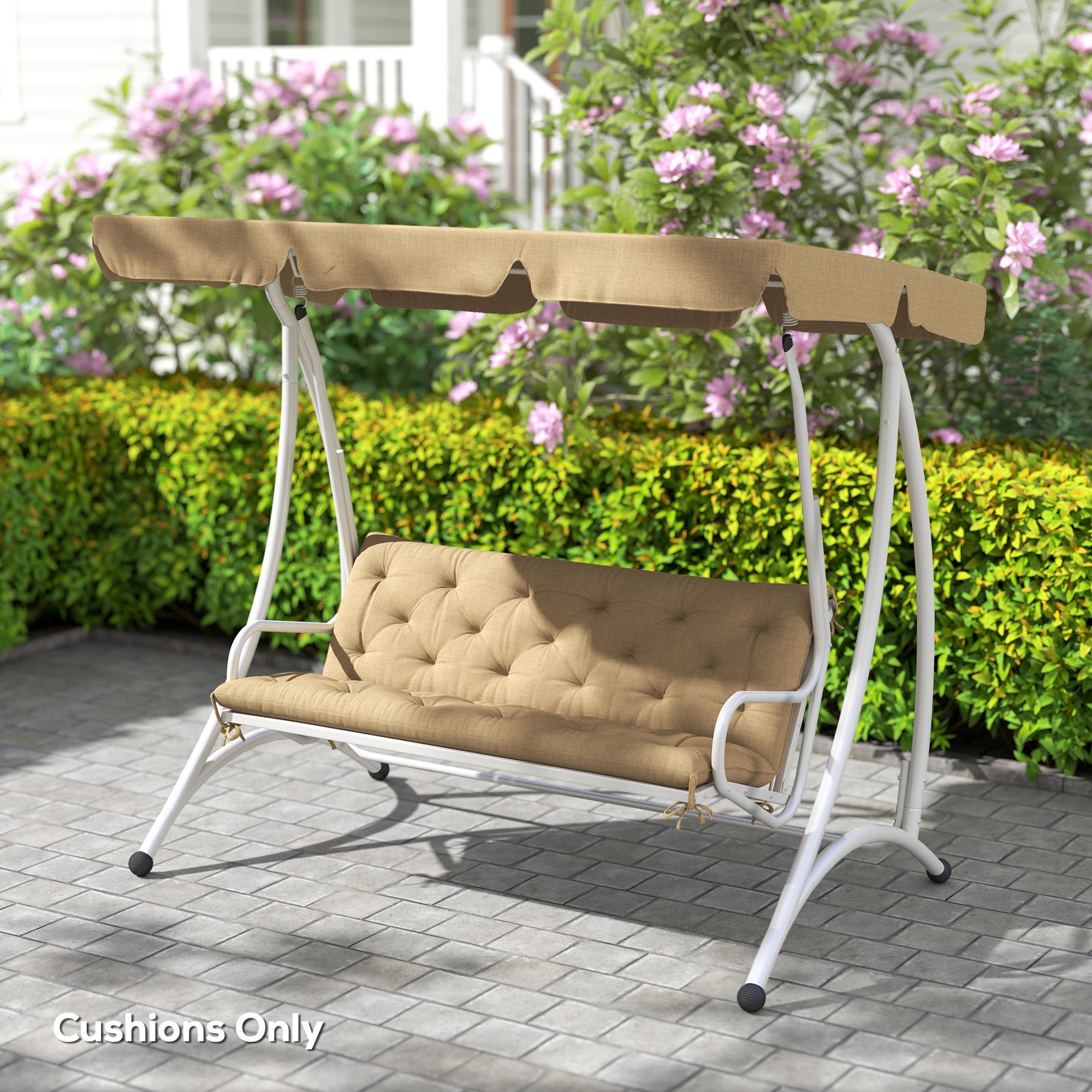 Kozy - Three-Seater Bench Cushion - Khaki