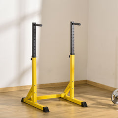 Kozy 83.5L x 71.5W x 126H cm Dip Station Chin Up Parallel Bars Pull Up Power Tower Home Gym Workout Bicep Tricep Fitness Equipment Height Adjustable