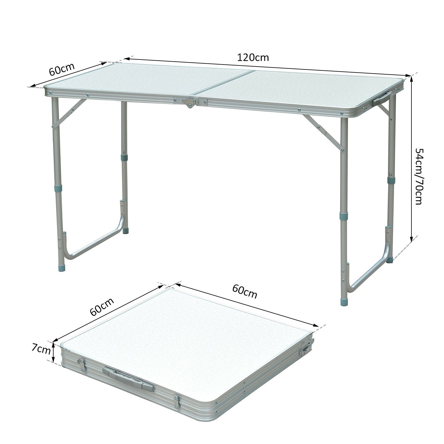 Kozy Portable Aluminum Foldable Table