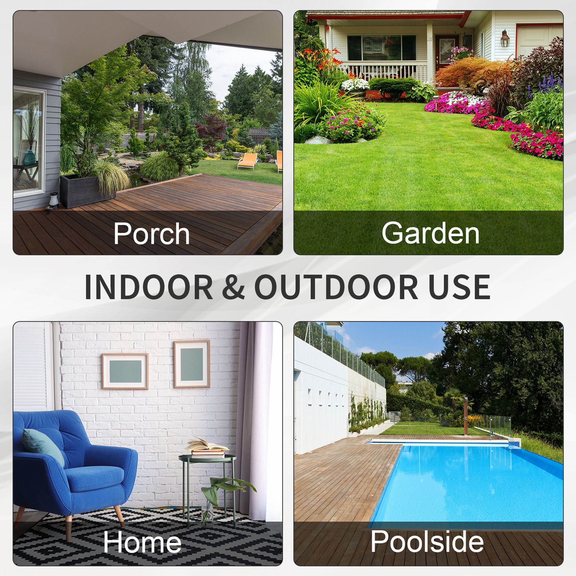 Kozy 3 Seater Rattan Sofa, All-Weather Wicker Weave Metal Frame Chair with Fire Resistant Cushion, Brown