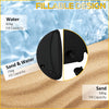 Parasol Base, Water and Sand Filled, Up to , Portable Umbrella Stand Weights for Cantilever Banana Parasol with Wheels
