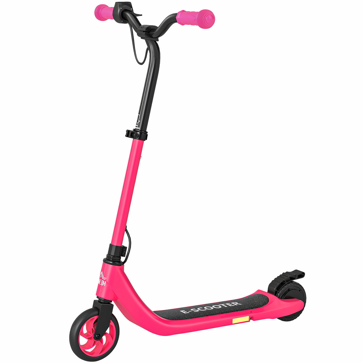 Kozy Kids Electric Scooter, Electric Scooters for Kids Ages 6+, 8 KM/H & 6 KM Lightweight E-Scooter, Adjustable Height, Rear Brake - Pink