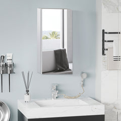Kozy Stainless Steel Wall-mounted Bathroom Mirror Storage Cabinet 300mm (W)
