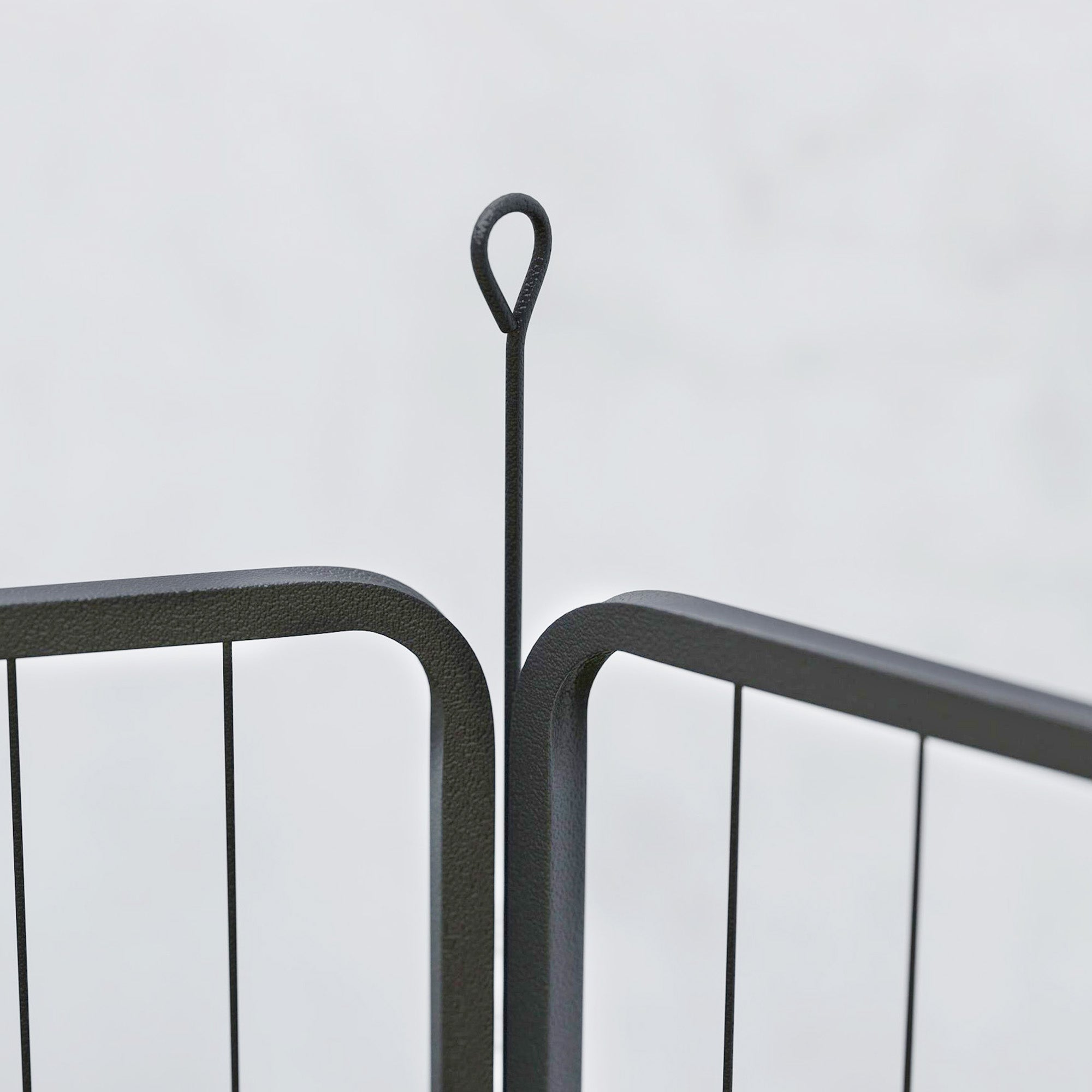 Kozy - 12-Panel Solid Dog Playpen with Doors, for Large Dogs, 100cm Tall, Black