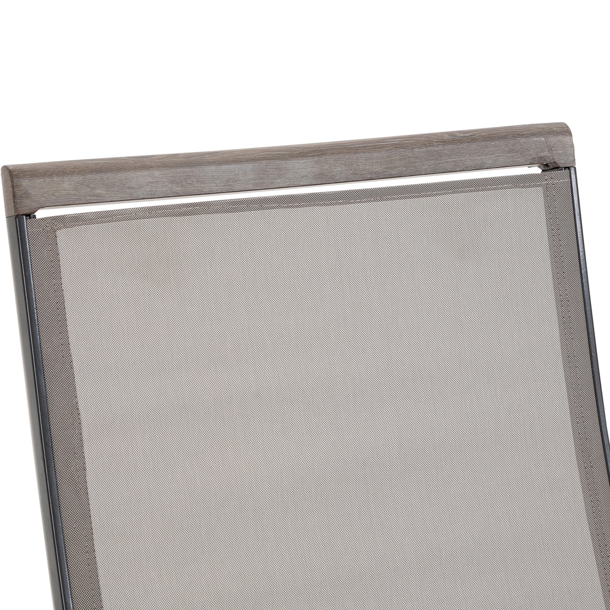 Kozy Outdoor Folding Sun Lounger, 5-Position Adjustable Chaise Lounge Chair with Aluminium Frame for Patio, Pool and Garden, Brown