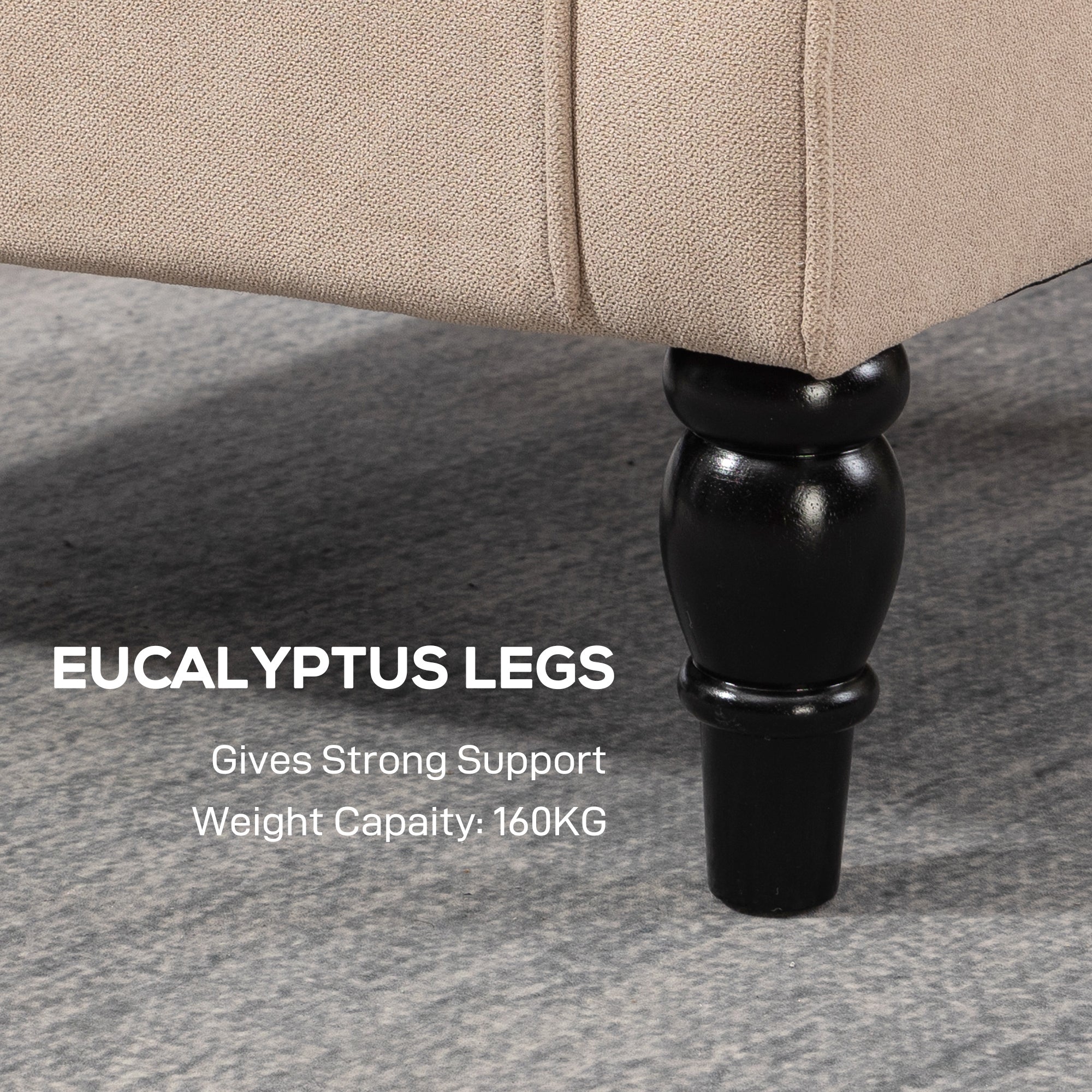 Kozy Wingback Accent Chair, Retro Upholstered Button Tufted Occasional Chair for Living Room and Bedroom, Beige