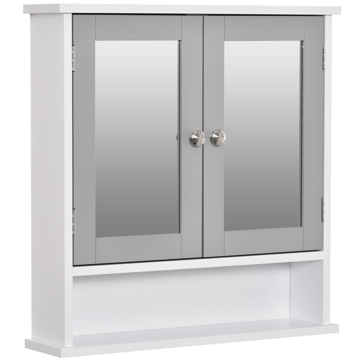 Kozy Bathroom Wall Storage Cabinet - Grey