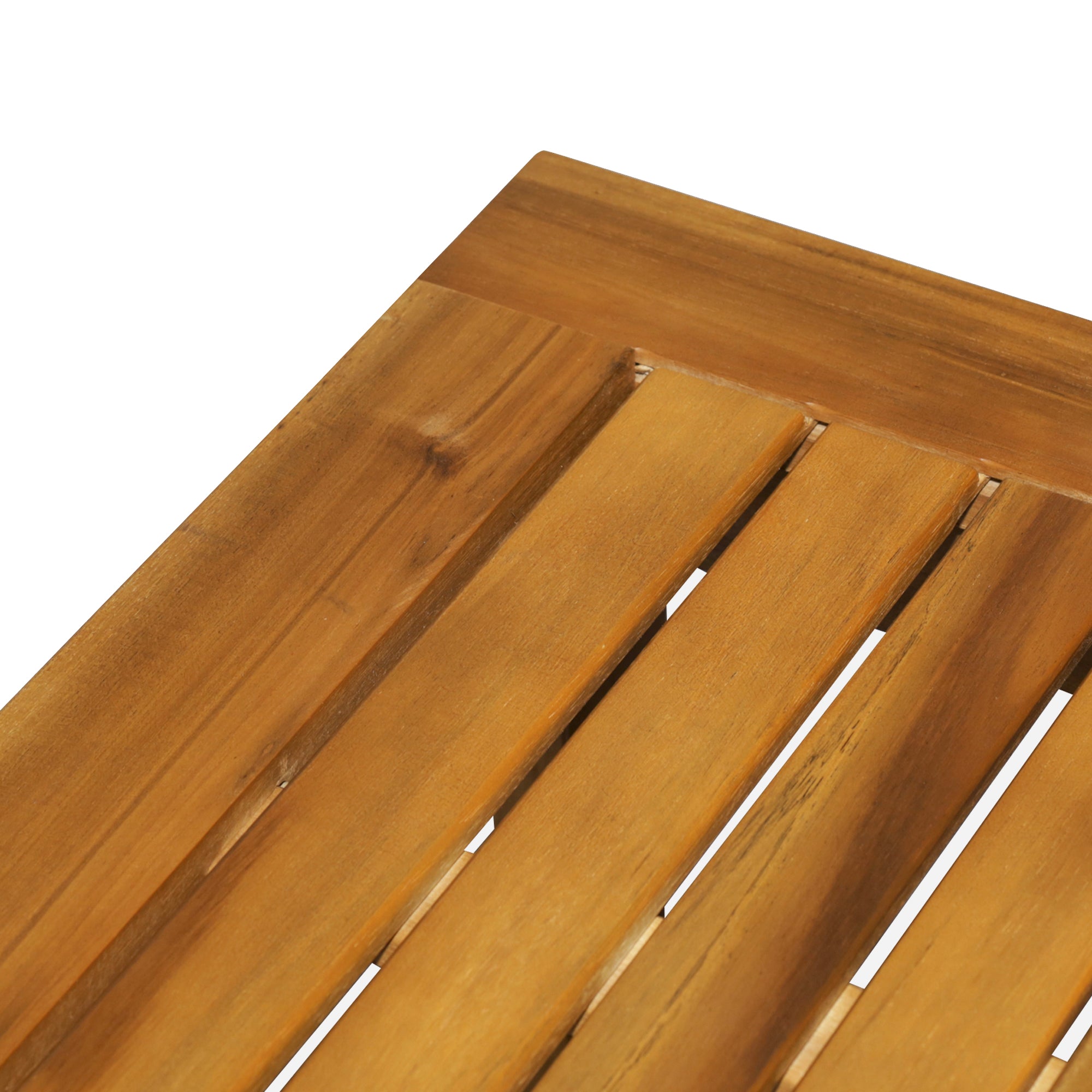 Kozy 45 x 90cm Acacia Wood Two-Tier Garden Table