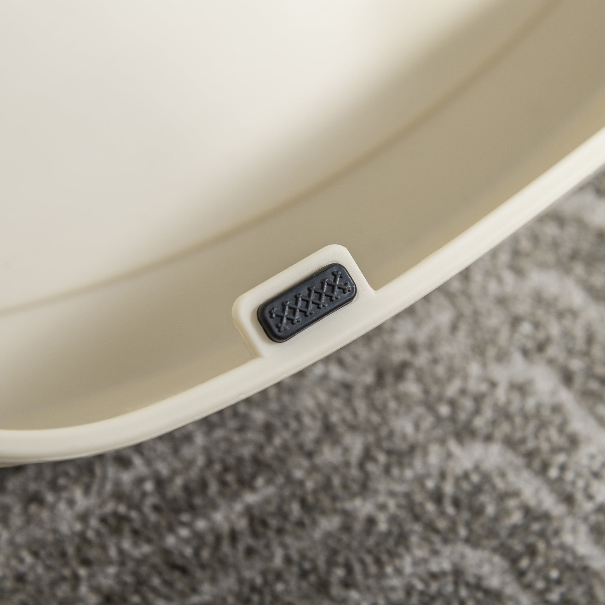 Kozy Foldable Pet Stairs Portable Dog Steps 3-Step Design with Non-slip Mats for High Beds, Sofas, 49 x 38 x 38 cm, Cream