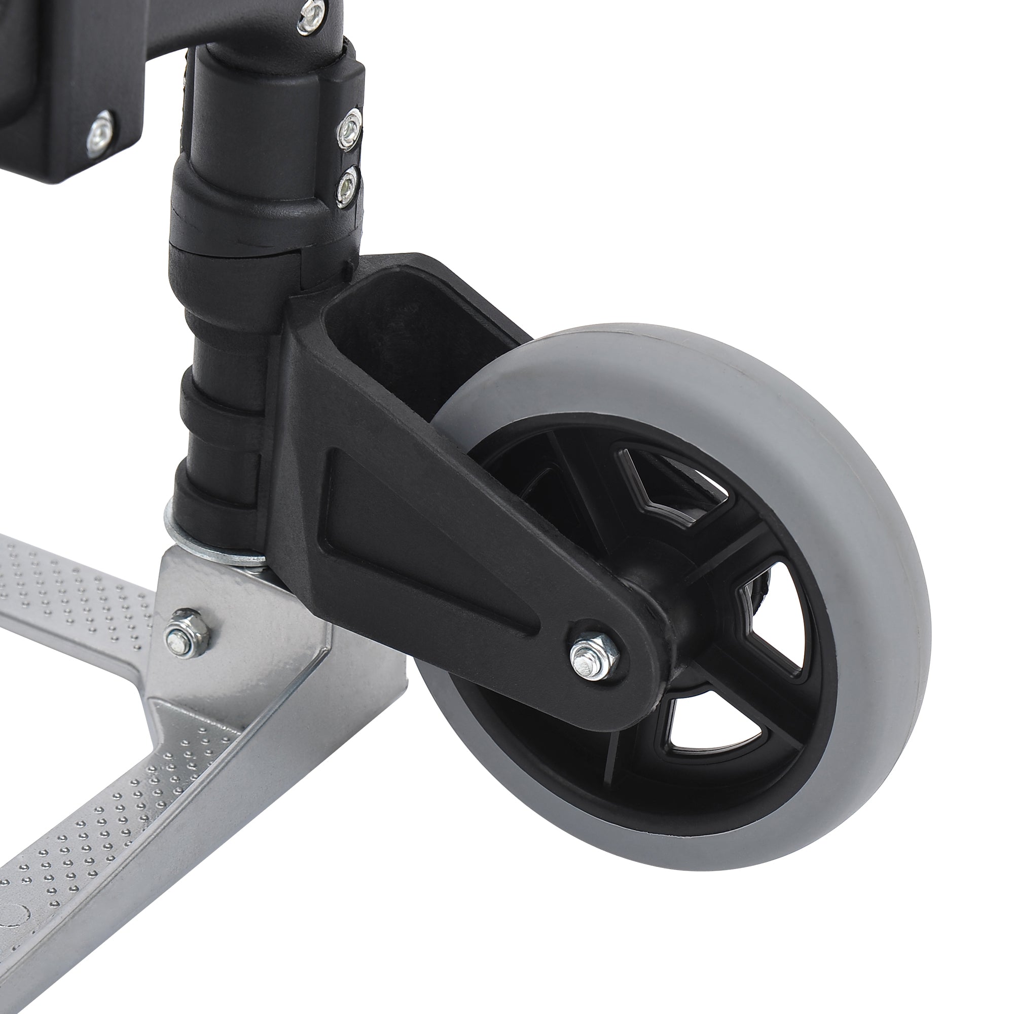 Kozy Aluminium Folding Hand Truck Trolley, Heavy Duty Foldable Sack Cart with Adjustable Telescoping Handle, 70KG Load Capacity