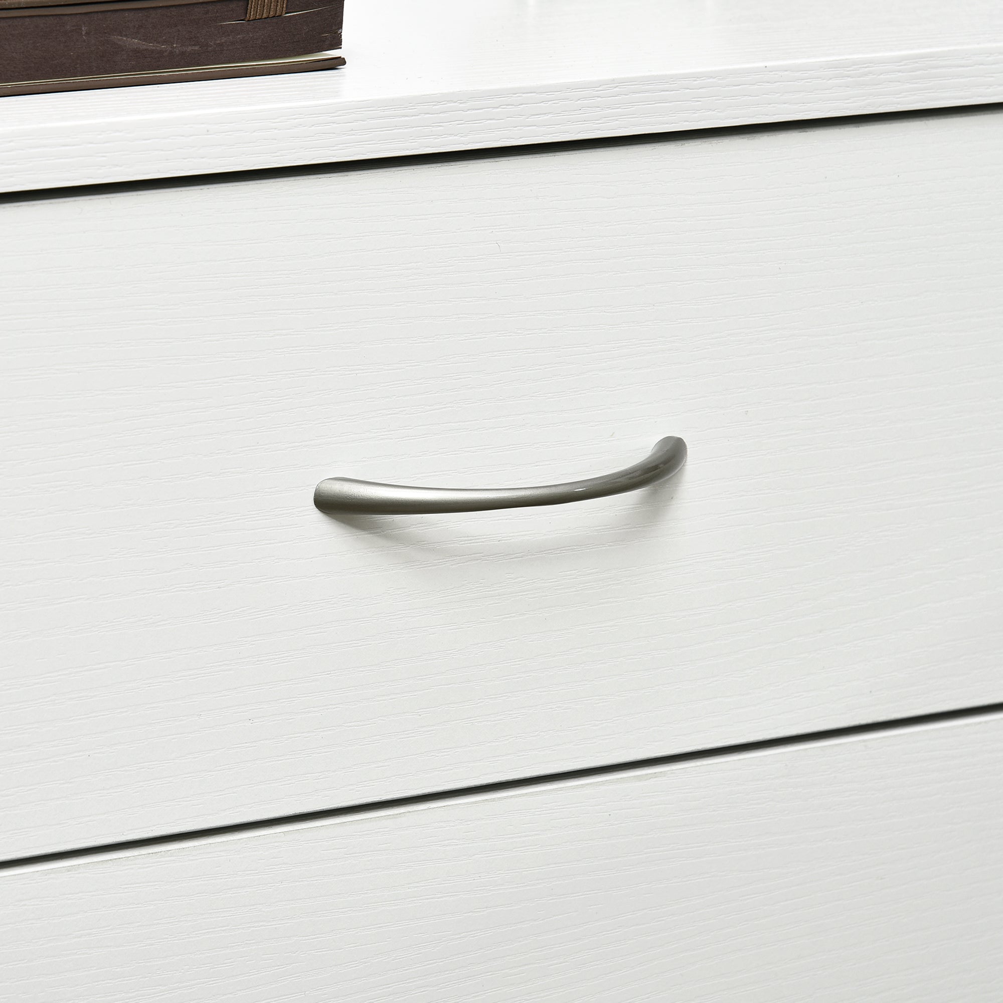 Kozy Three-Drawer Simple Bedside Table - White