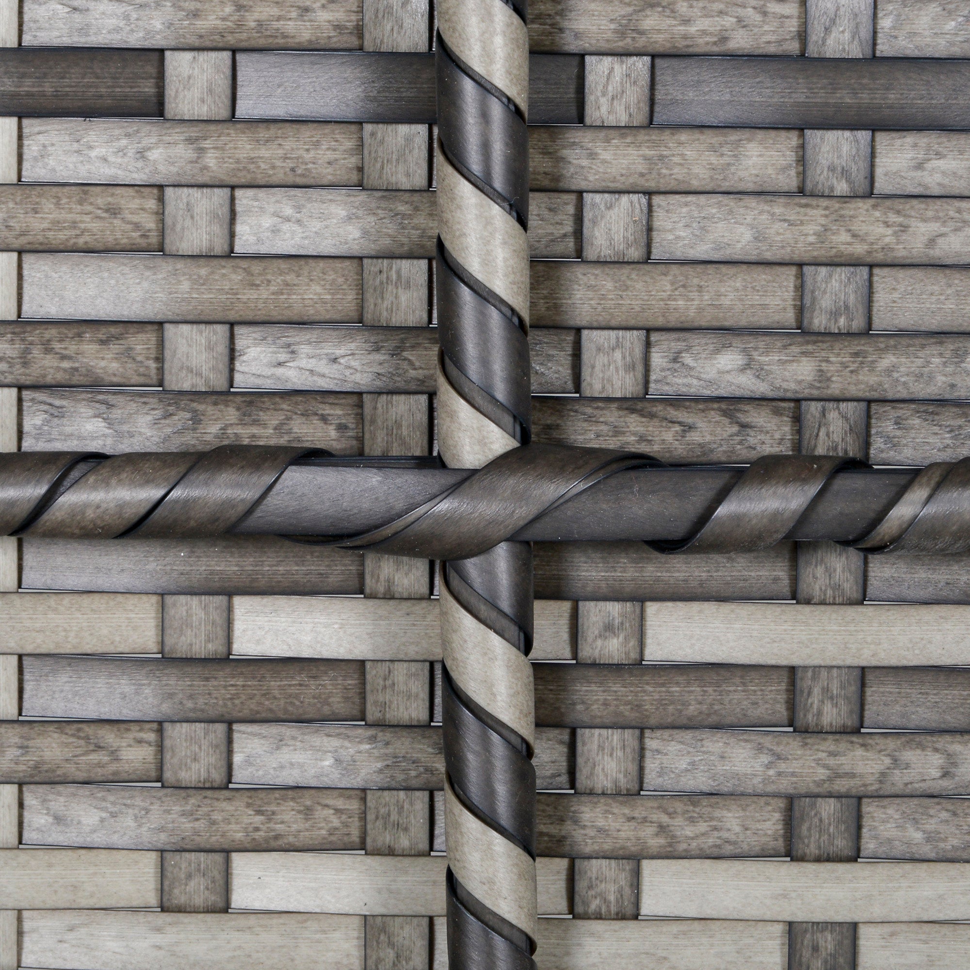 Kozy Outdoor PE Rattan Corner Sofa, Garden Wicker Furniture Single Sofa Chair w/ Cushions, Deep Grey