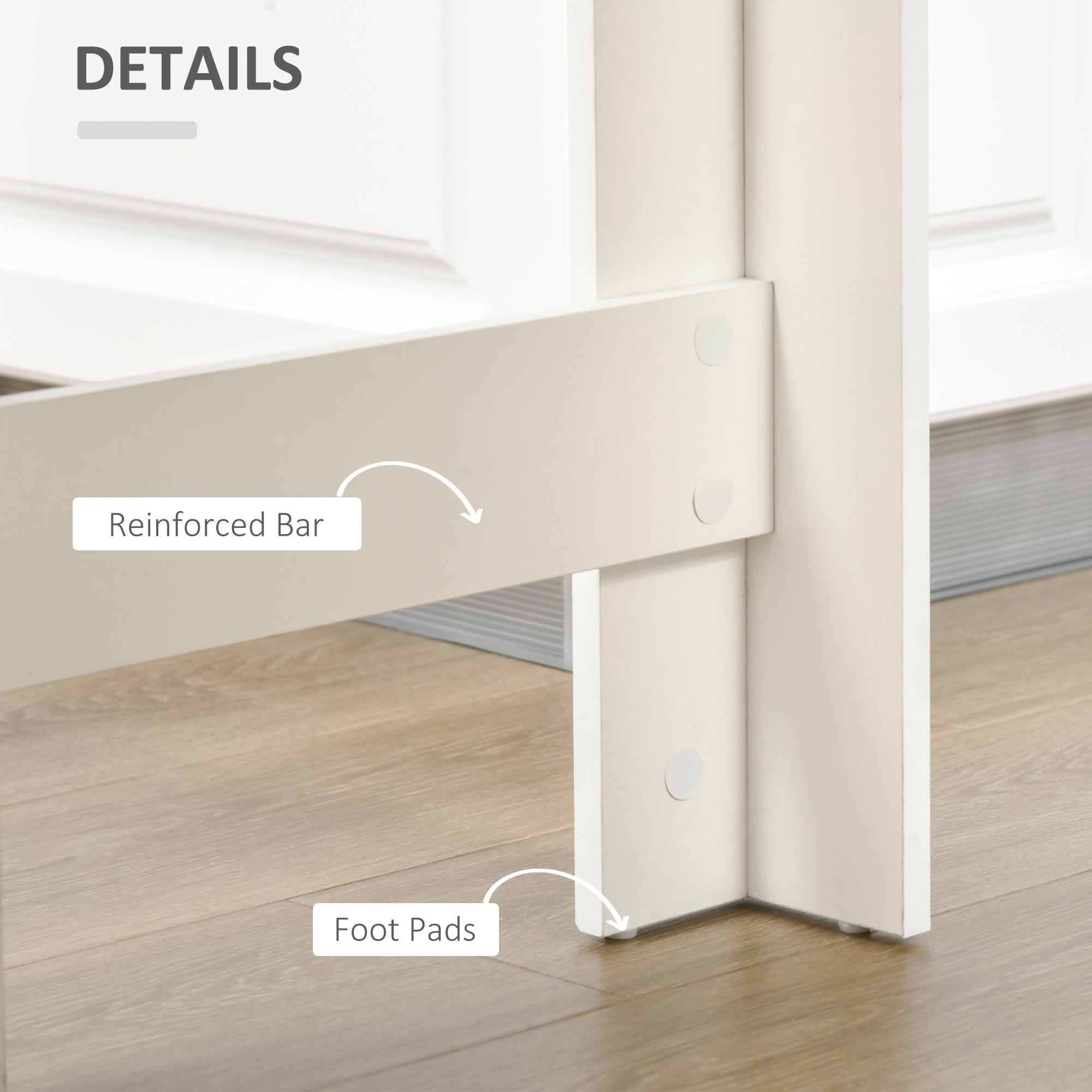 Kozy Bar Table, Dining Table with 4-Tier Storage Shelf for Breakfast Bar, Kitchen, Dining Room, Living Room, Grey