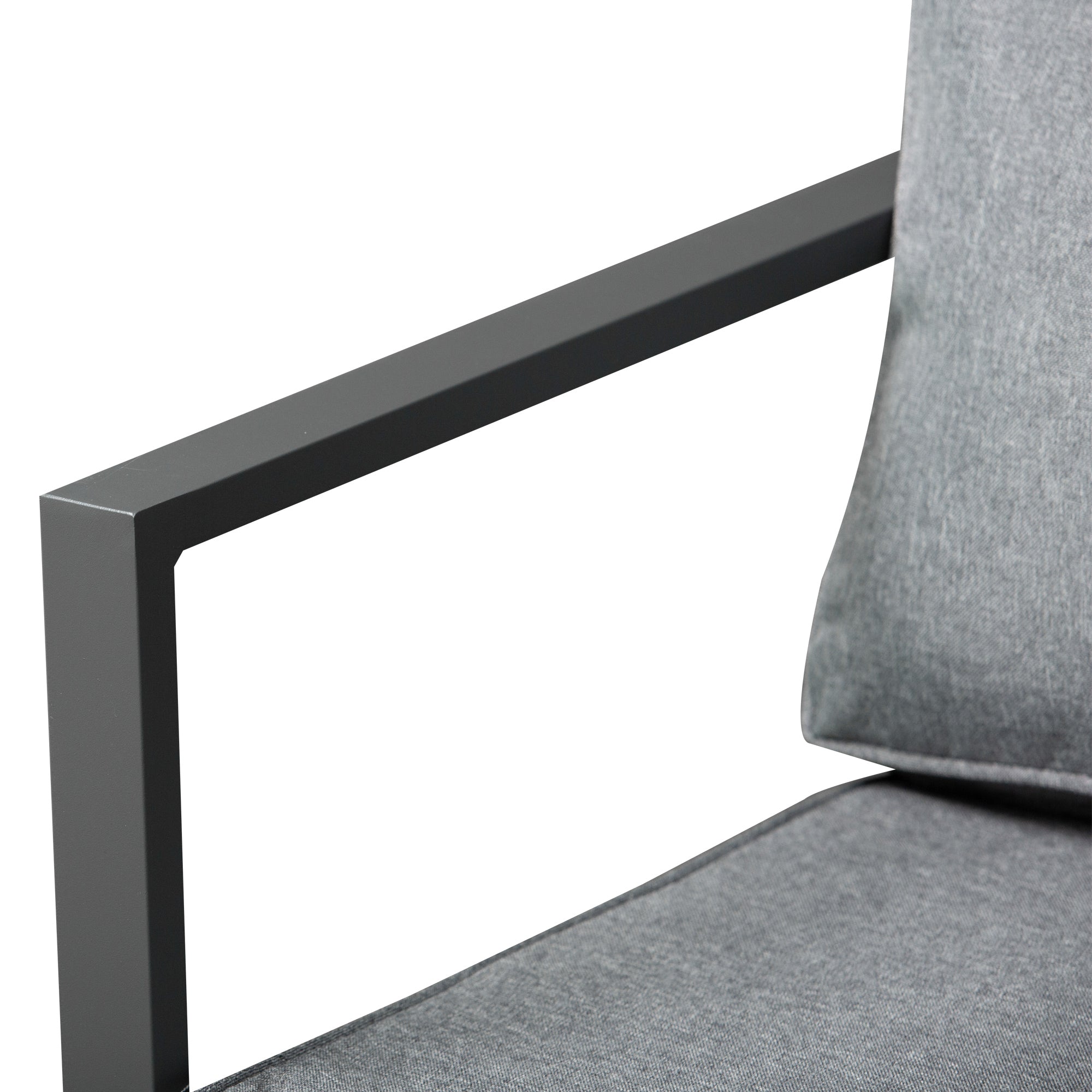 Kozy 9PCs Patio Aluminium Dining Set, Space Saving Cube Set with 4 Chairs, 4 Ottoman, Cushions, 8 Seater Garden Furniture