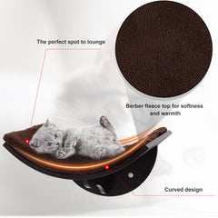 PawHut Cat Shelf Bed, Wall