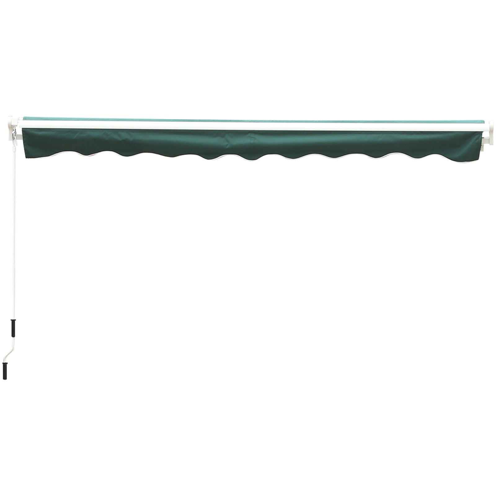 Kozy Manual Retractable Awning, 3.5x2.5 m-Green