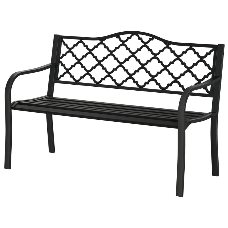 2-Seater Garden Bench Antique Loveseat for Yard, Lawn, Porch, Patio