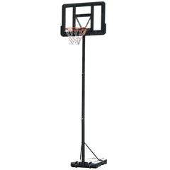 Kozy Portable Basketball Hoop Stand 231-305cm Height Adjustable w/ Moving Wheels