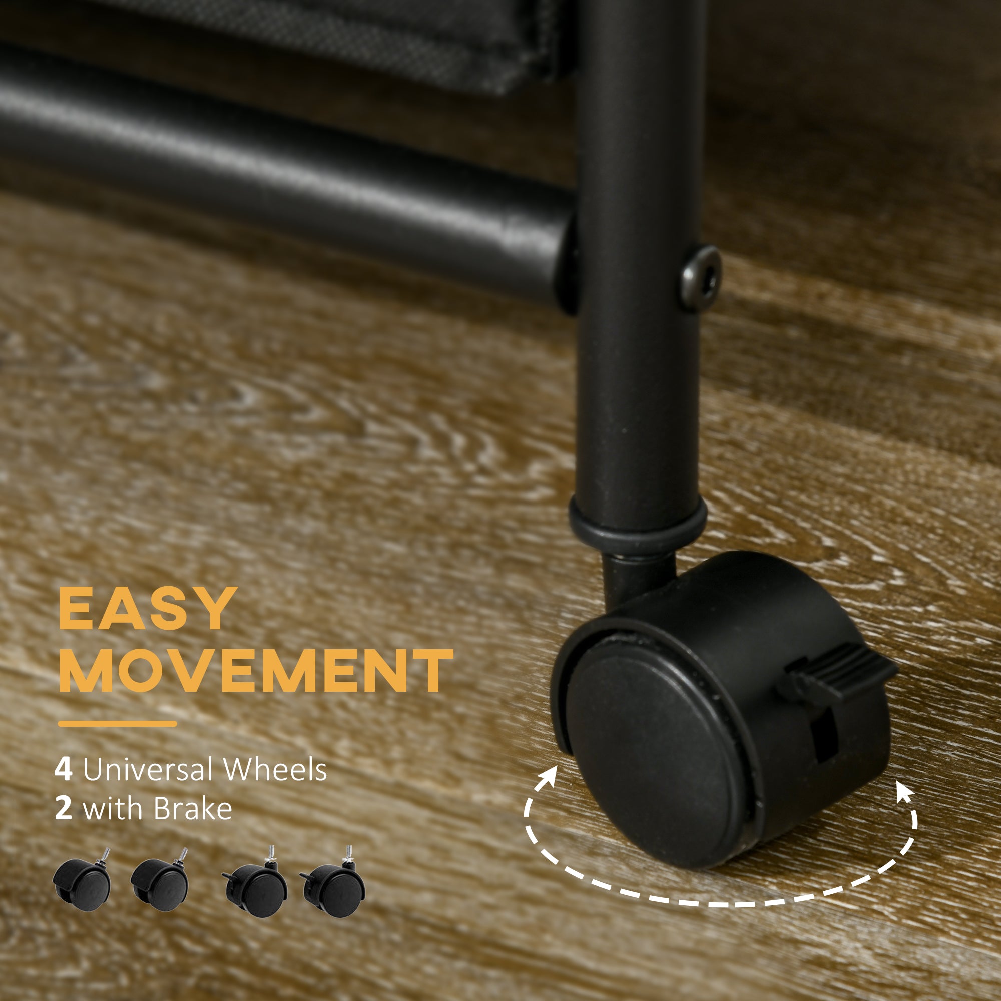 Kozy Industrial Hanging Clothes Rail, Clothes Rack with 6 Fabric Drawers, Open Wardrobe Organiser for Hallway, Bedroom and Closet, Rustic Brown