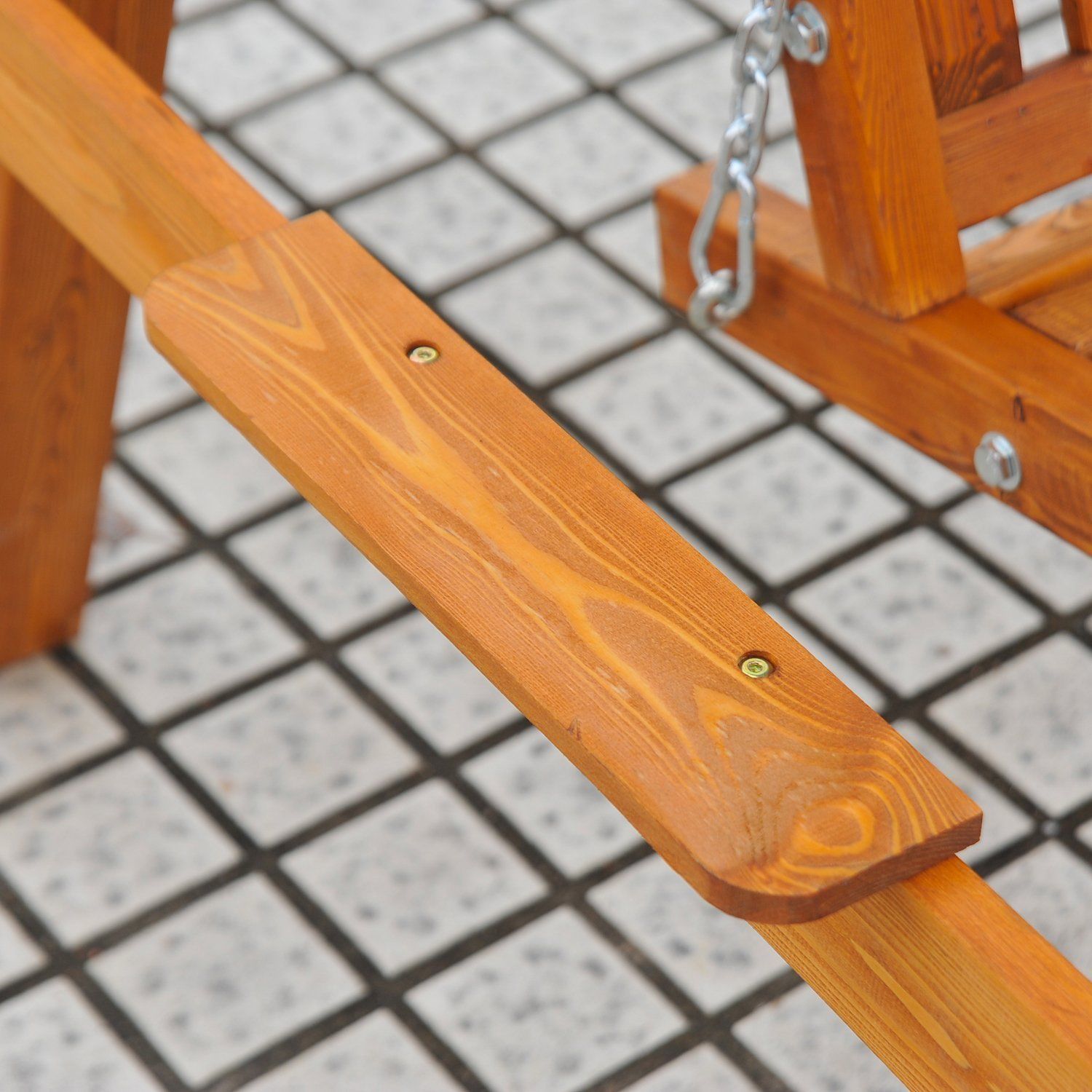 Kozy 3-Seater Pinewood Swing Chair-Green