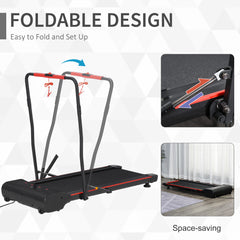 Kozy Foldable Walking Machine Treadmill 1-6km/h with LED Display & Remote Control Exercise Fitness for Home Office