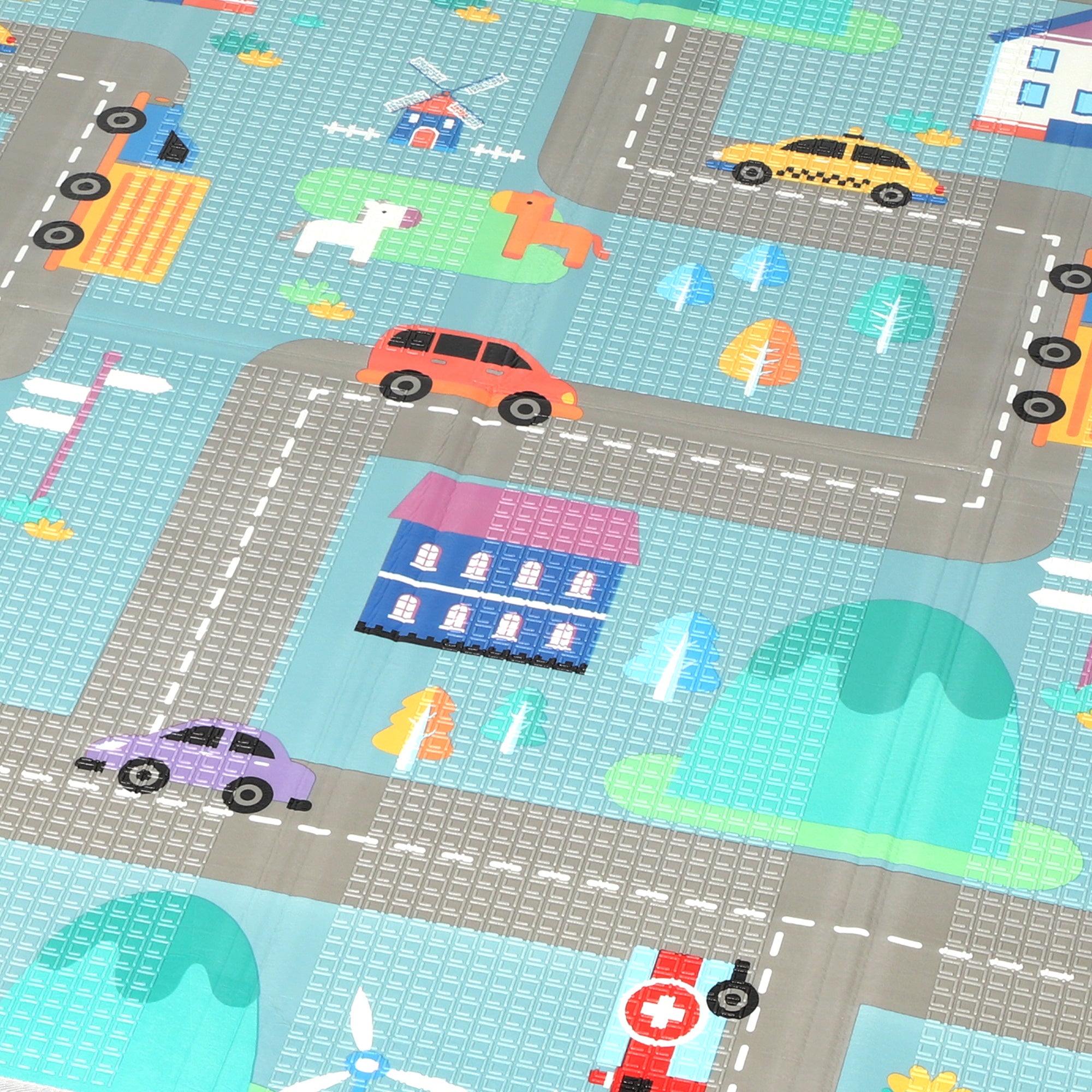 Kozy Foldable Double-Sided Baby Play Mat, for Toddlers, Bedrooms, Nurseries, Playrooms