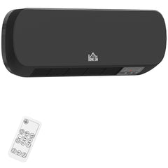 Kozy - 2000W Wall Mounted Ceramic Space Heater, 10-49°C Temperature, Black