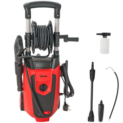 Kozy 150-Bar Pressure Washer, with Accessories - Red/Black