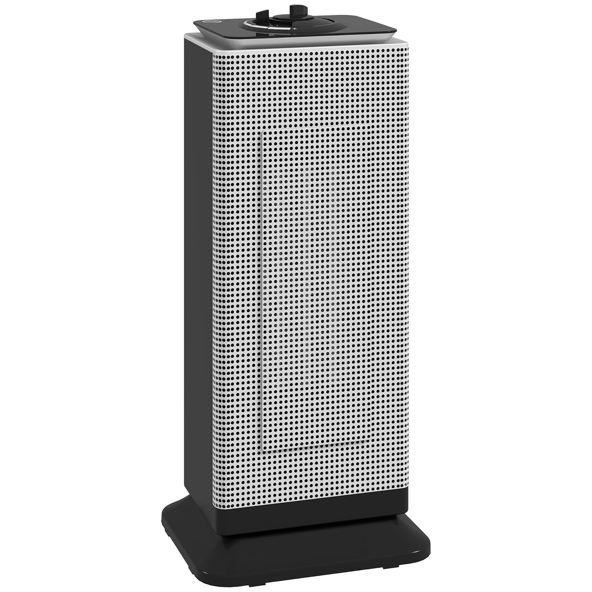 Kozy 2000W Ceramic Electric Heater with Fan, Oscillation - Black