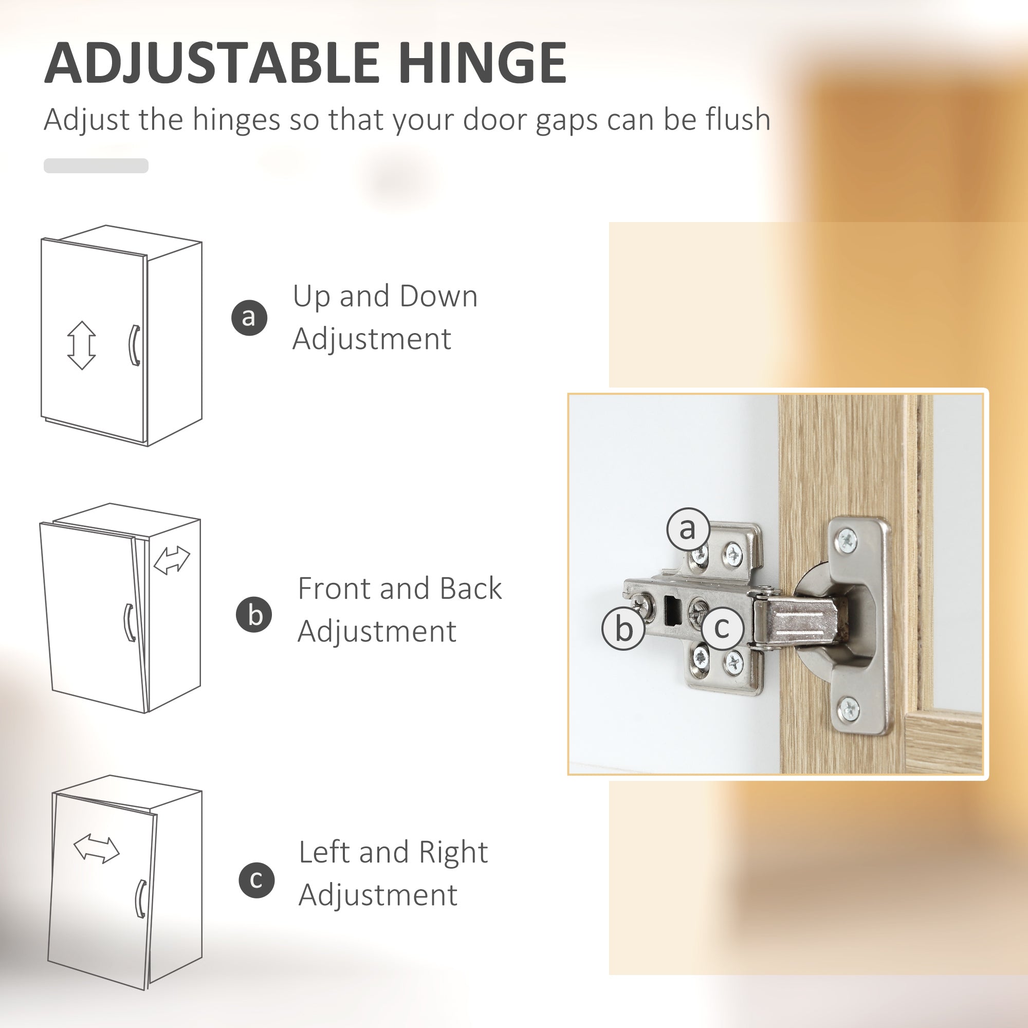 Kozy Modern Kitchen Cupboard, Freestanding Storage Cabinet Hutch with Central Drawer, 2 Glass Door Cabinets and Countertop, 180cm