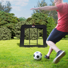 Kozy Football Training Net Target Goal, with Adjustable Angles - Black