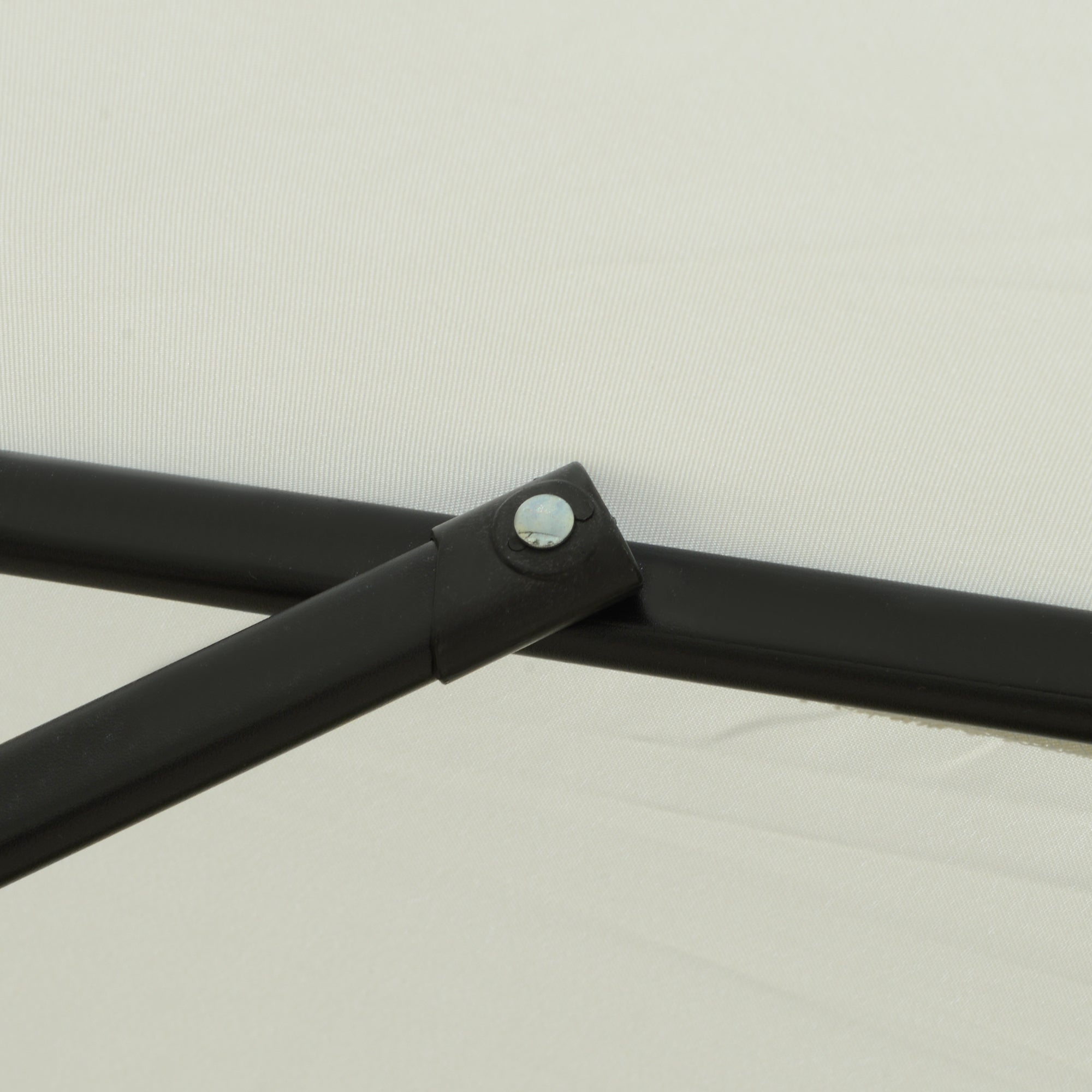 Kozy 2.7m Patio Parasol Garden Umbrellas Outdoor Sun Shade Table Umbrella with Tilt, Crank, 8 Ribs, Ruffles, White