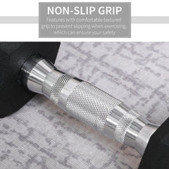 Kozy 2x4kg Rubber Dumbbell Sports Hex Weights Sets Home Gym Fitness Hexagonal Dumbbells Kit Weight Lifting Exercise