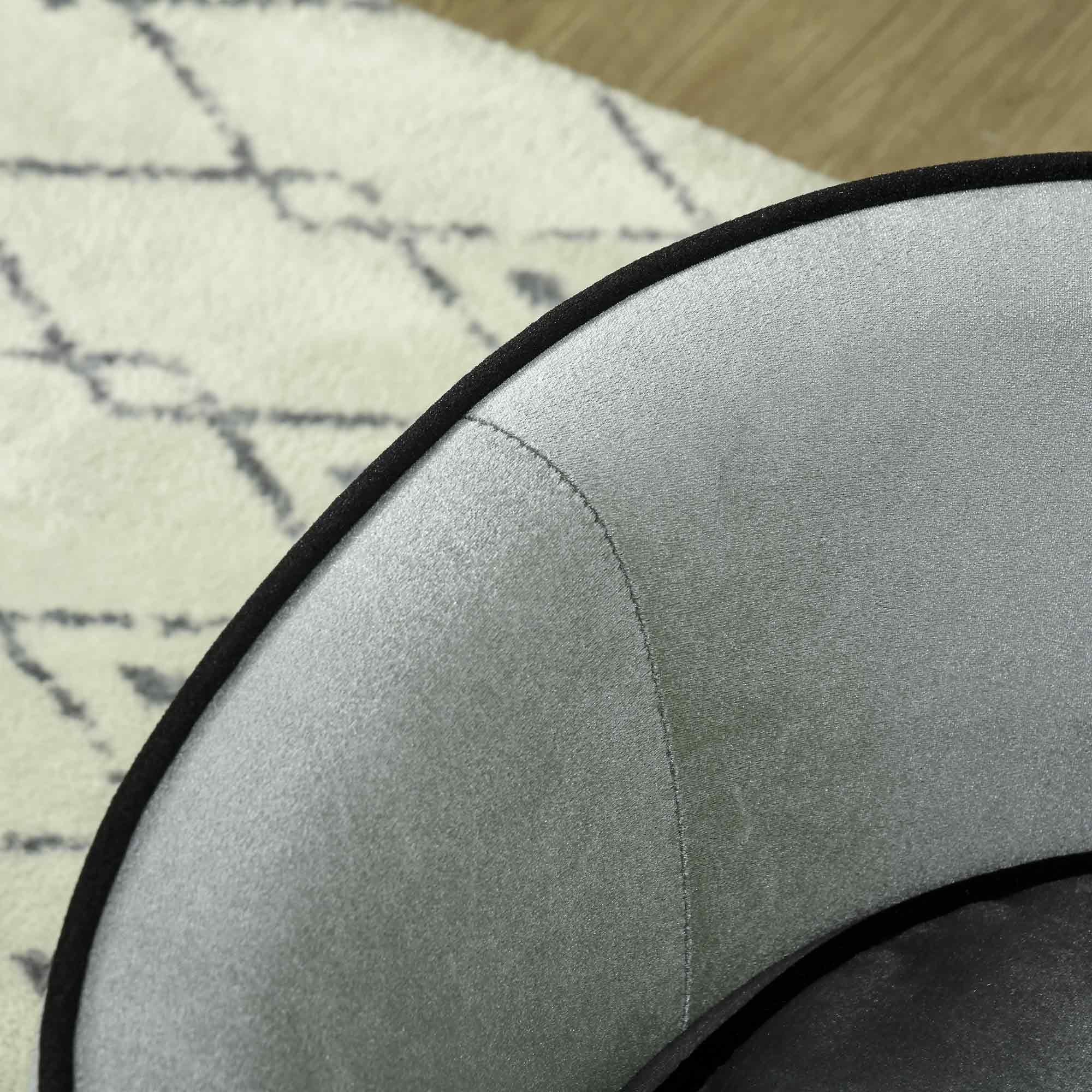 Kozy Dog Sofa Pet Chair, Kitten Bed Couch w/ Wooden Frame, Removable Cushion - Silver-Tone and Grey