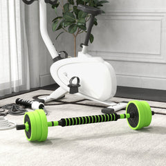 SPORTNOW 4-in-1 Adjustable Weight Dumbbells Set, Used as Barbell, Kettlebell, Push up Stand, Free Weights Set for Home Gym Training, 20KG | Aosom UK