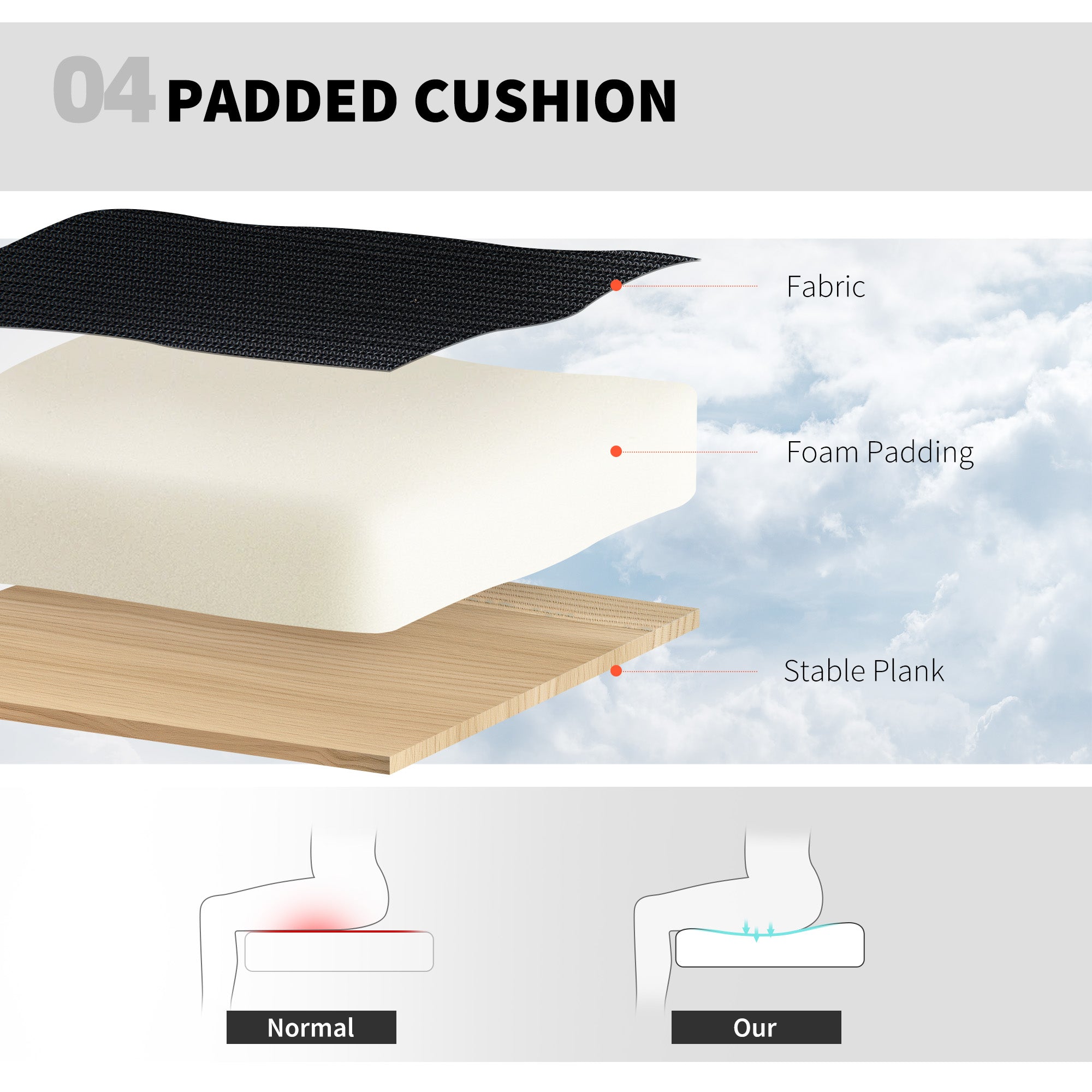 Kozy Draughtsman Chair, with Adjustable Lumbar - Charcoal Grey