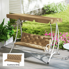 Kozy - Three-Seater Bench Cushion - Khaki