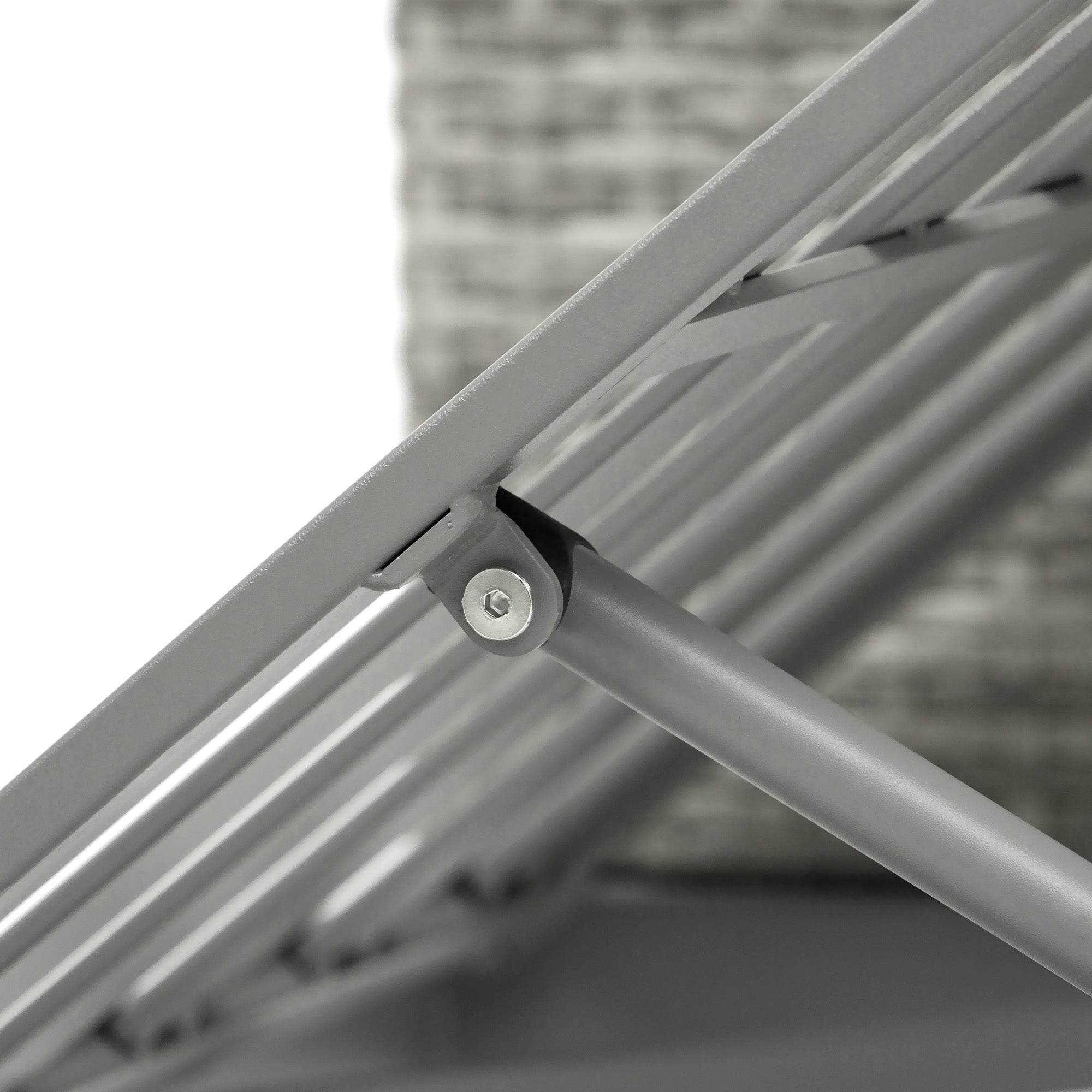 Kozy 3-in-1 Rattan Bistro Set, Wicker Garden Furniture Set with 2-level Rising Table, Adjustable 3-seater Sofa Lounger with Washable Cushions for Outdoor, Patio, Balcony, Grey