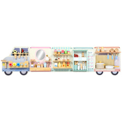 Kozy Wooden Busy Board, 5 in 1 Activity Wall Panels for Kids 3+ Years, for Daycare, Playroom, Home