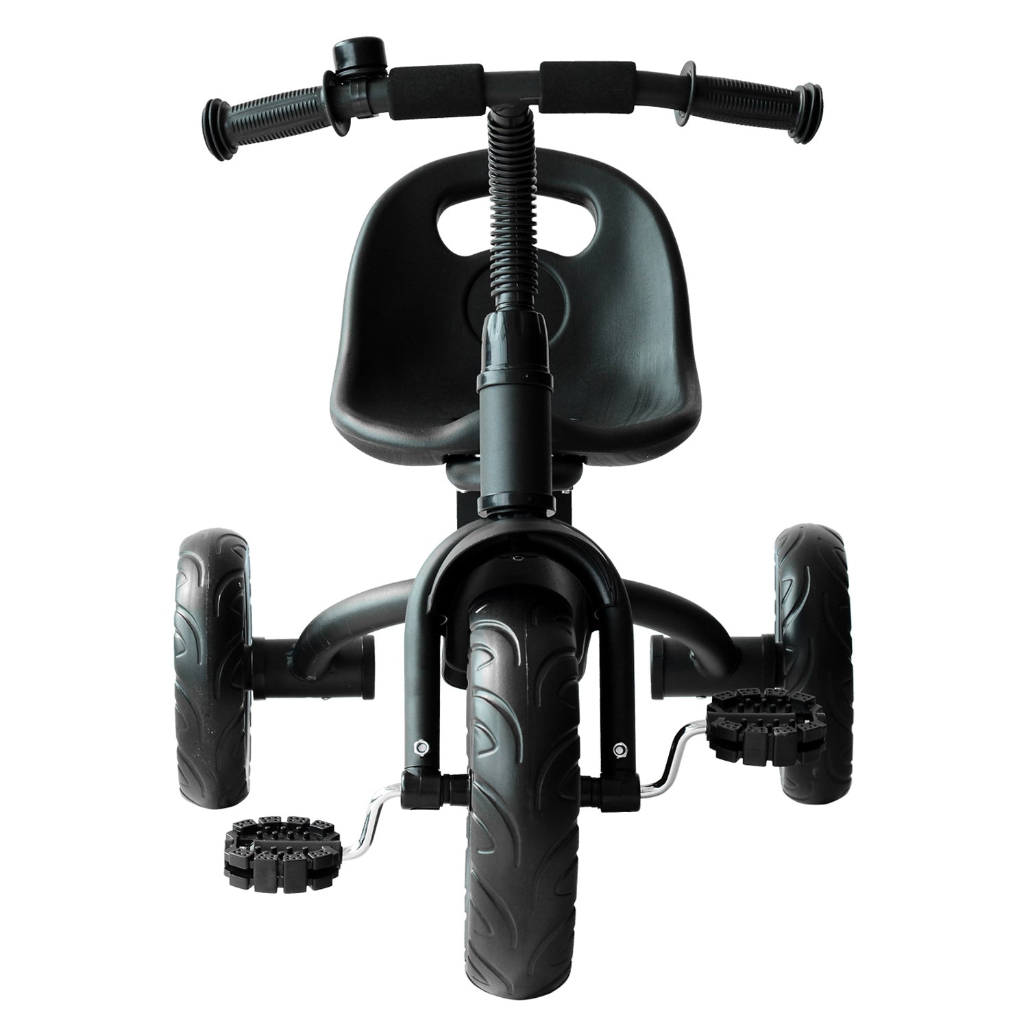 HOMCOM Ride On Tricycle 3 Wheels Plastic Pedal Trike for Kids over 18 Months , Black | Aosom UK