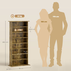 Kozy 360 CD Storage Unit - Rustic Brown