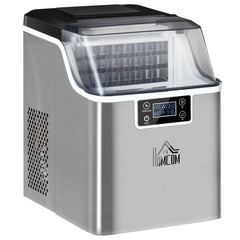 Kozy 3.2L Compact Ice Machine, with LCD Screen and Accessories - Silver-Tone