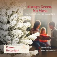 Kozy - 6ft Flocked Artificial Christmas Tree