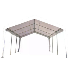 Outsunny 6m x 4 mParty Tents Portable Carport Shelter w/ Removable Sidewalls & Doors Party Tent Shelter Car Canopy