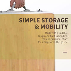 Kozy 3ft Aluminium MDF-Top Folding Picnic Table Portable Camping Table